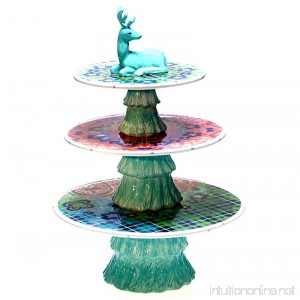 Tracy Porter for Poetic Wanderlust Folklore Holiday 3-D 3-Tier Centerpiece 12 Diam x 16.25 - B00MSYAFCO
